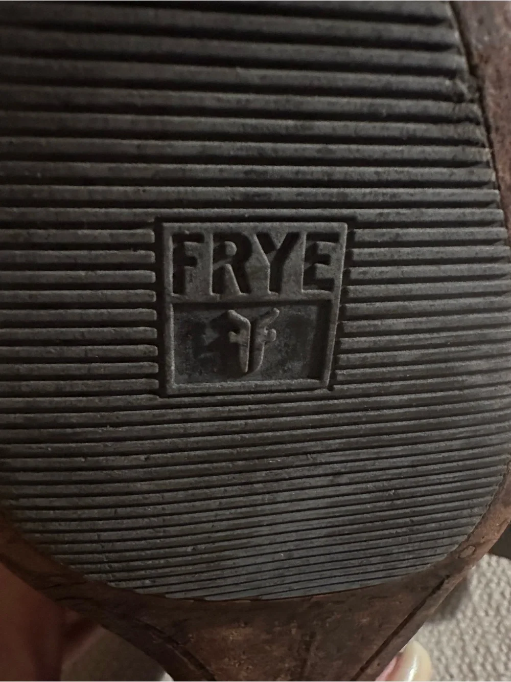 Frye Black Leather Reina Wedge Ankle Boots with Side Zip - Picture 6 of 6